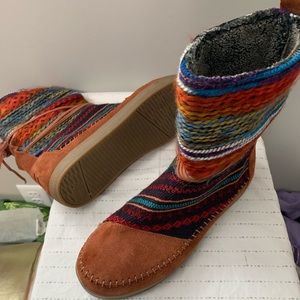 Toms Shoes - TOMS Women’s Nepal Multi-Color Ankle Boot Toms Shoes - TOMS Women’s Nepal Multi-Color Ankle Boot